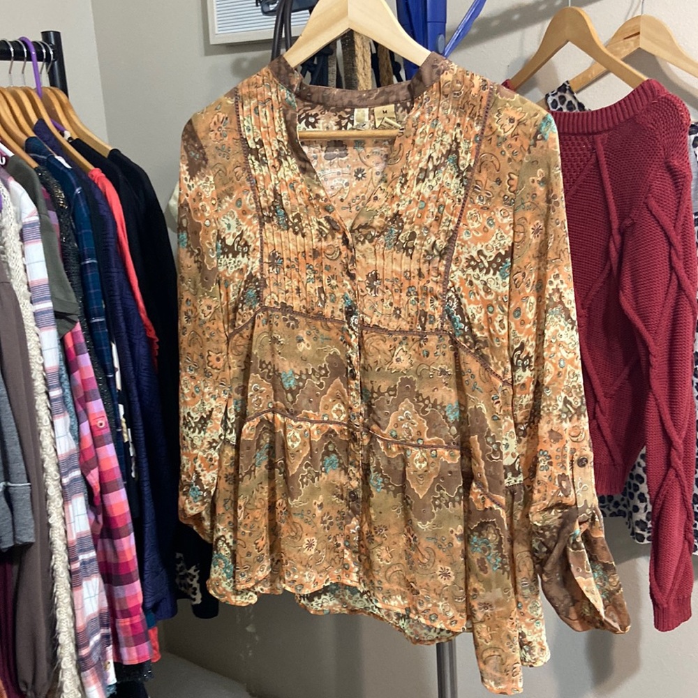 56. BKE Boho Top- ptp: 18” l: 27”
